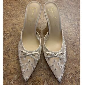 Jessica Simpson Osmond Mule Heels NWOT Women's 10